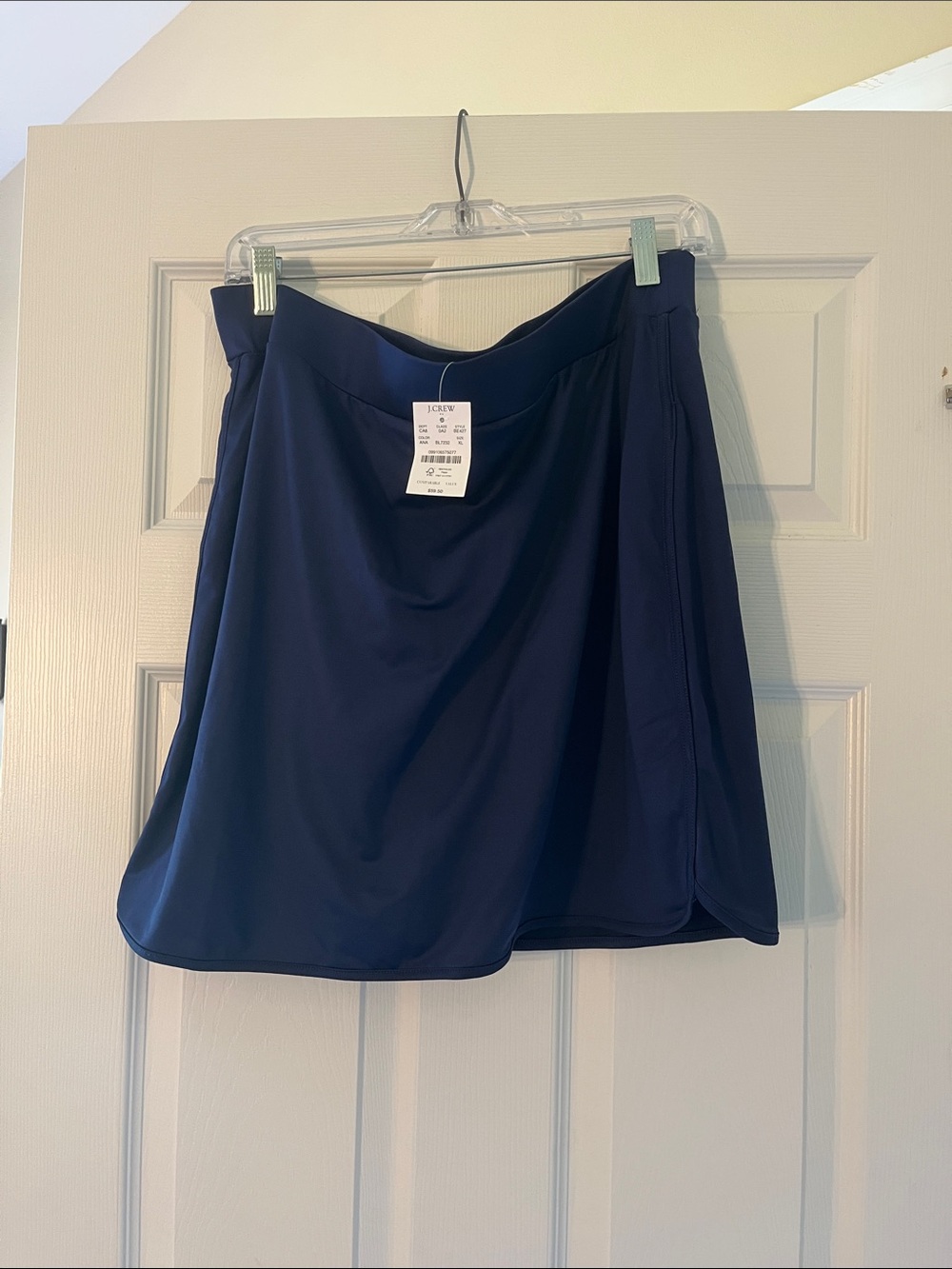 J. Crew Factory navy blue skort
